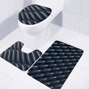 Bent Metal Sheet Toilet Three Pieces Set