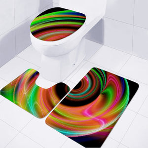 Neon Whirl Toilet Three Pieces Set