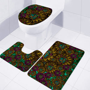 Yin Meet Yang And Creates Harmony And Peace Toilet Three Pieces Set