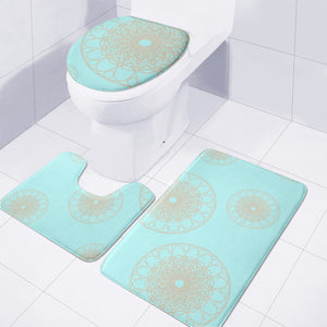 Mandala Toilet Three Pieces Set