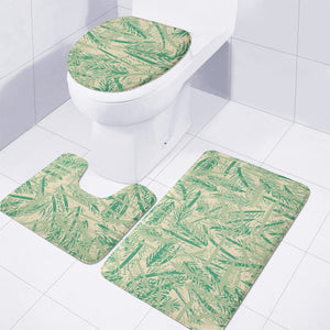 Almond Oil, Green Foam & Mint Toilet Three Pieces Set