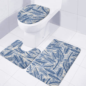 Jet Stream, Cerulean & Delft Toilet Three Pieces Set