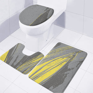 Ultimate Gray, Pewter & Illuminating Toilet Three Pieces Set