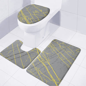 Ultimate Gray, Pewter & Illuminating #2 Toilet Three Pieces Set