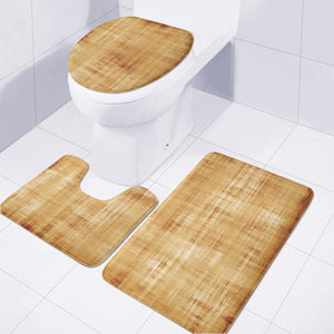 Parchment Toilet Three Pieces Set