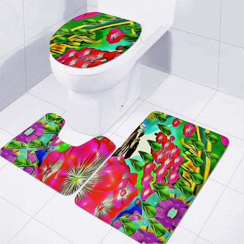 Image of Peace Fairy Wish The World More Peace Pop-Art Toilet Three Pieces Set