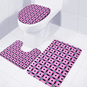 Purple Passage Toilet Three Pieces Set