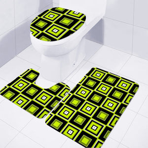 Green Extreme Toilet Three Pieces Set