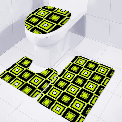 Image of Green Extreme Toilet Three Pieces Set