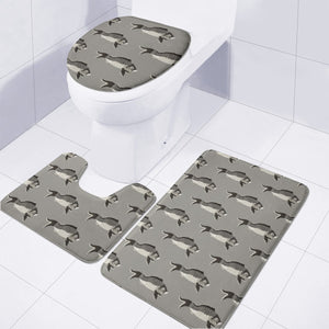 Japanese Carp Toilet Three Pieces Set