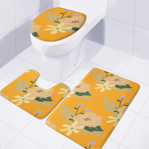 Summer Florals Toilet Three Pieces Set