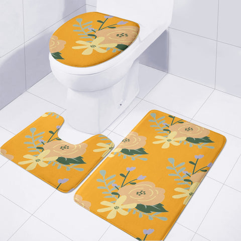 Image of Summer Florals Toilet Three Pieces Set