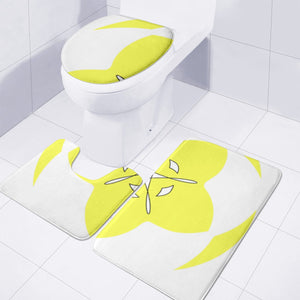 Spy Yellow Toilet Three Pieces Set