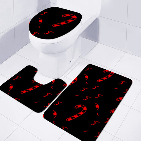 Image of Xmas Candy Toilet Three Pieces Set