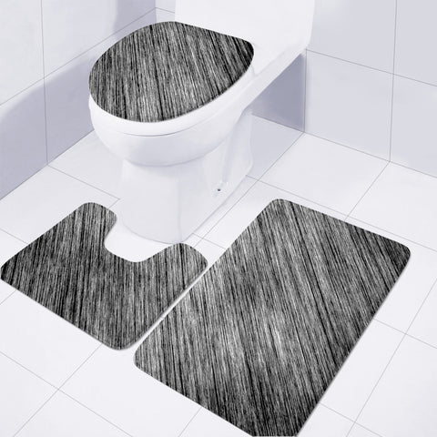 Image of Gray Wind Toilet Three Pieces Set