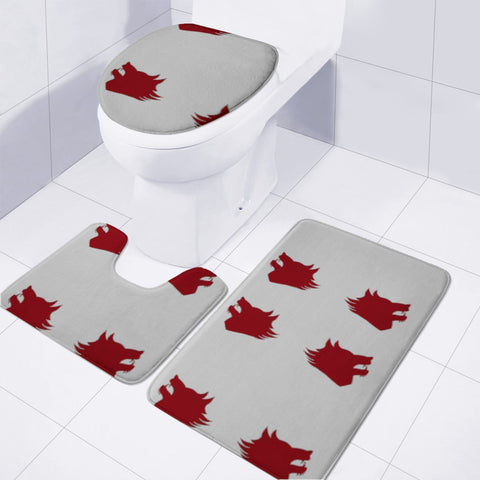 Image of Wolf Call Toilet Three Pieces Set