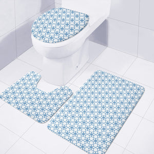 Victoria Blue #1 Toilet Three Pieces Set