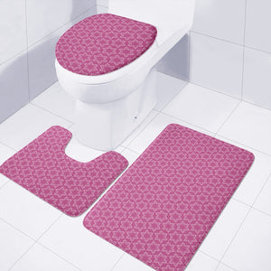 Fuchsia Red #1 Toilet Three Pieces Set