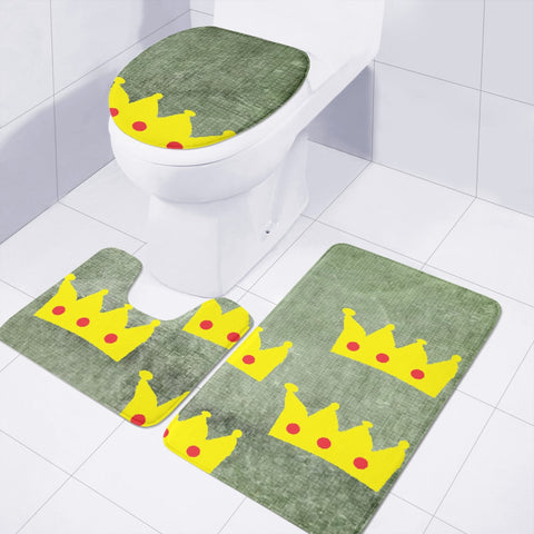 Image of Crowns Toilet Three Pieces Set