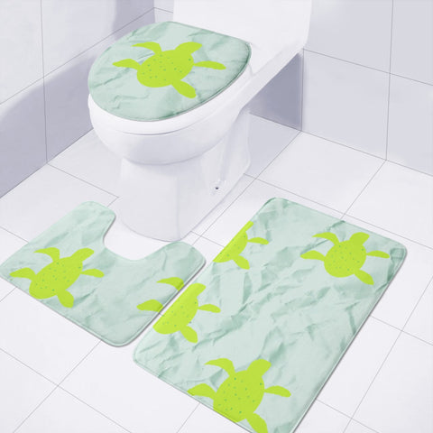 Image of Climbing Turtles Toilet Three Pieces Set