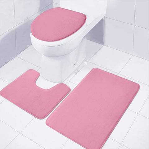Image of Aurora Pink Toilet Three Pieces Set