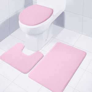 Blush Pink Toilet Three Pieces Set