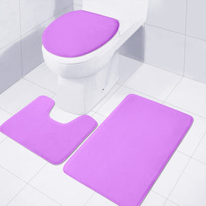 Helio Purple Toilet Three Pieces Set