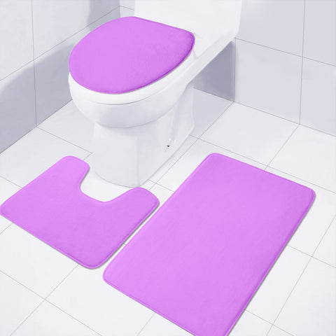 Image of Helio Purple Toilet Three Pieces Set