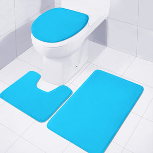 Capri Blue Toilet Three Pieces Set