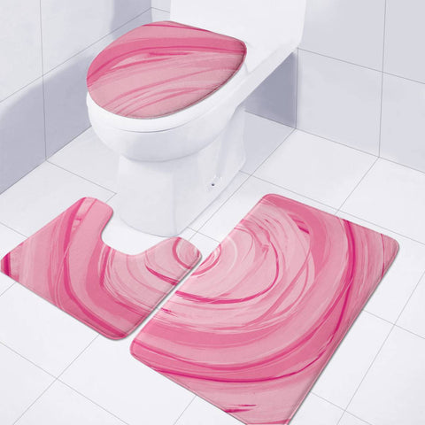 Image of La Vie En Rose Toilet Three Pieces Set