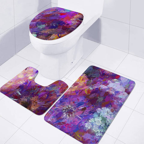 Image of Flower Storm Toilet Three Pieces Set