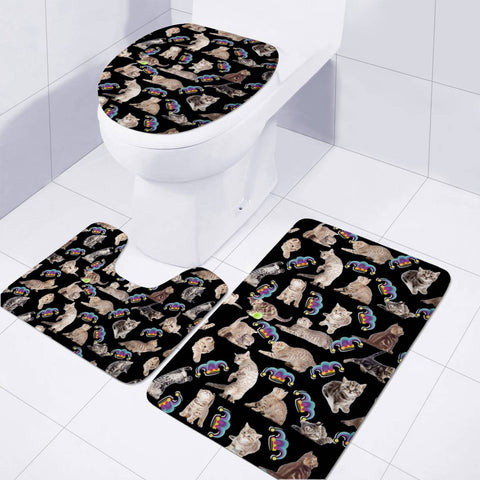 Image of Cat Toilet Three Pieces Set