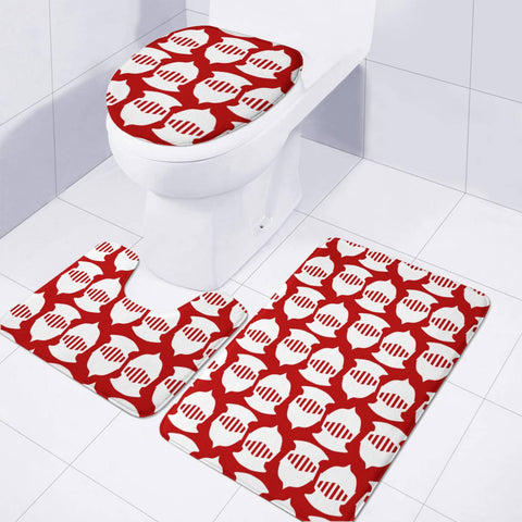 Image of White Knights Toilet Three Pieces Set