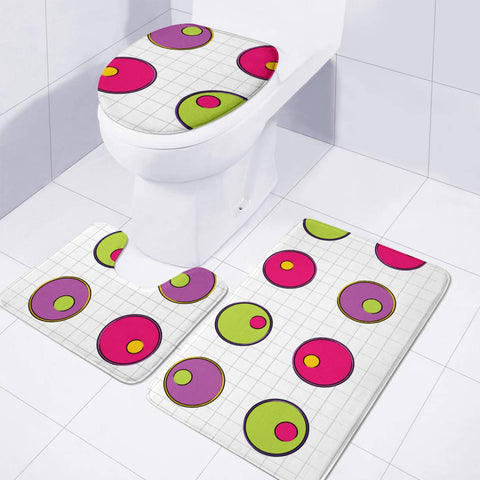 Image of Funky Olives Toilet Three Pieces Set