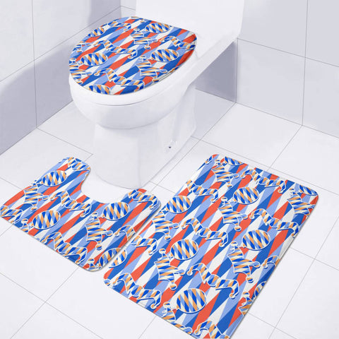 Image of Clown Toilet Three Pieces Set