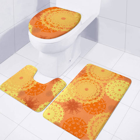 Image of Mandala Toilet Three Pieces Set