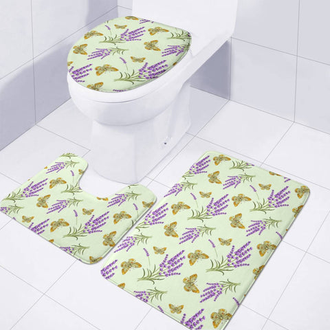 Image of Lavender Toilet Three Pieces Set