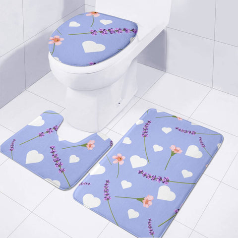 Image of Lavender Toilet Three Pieces Set