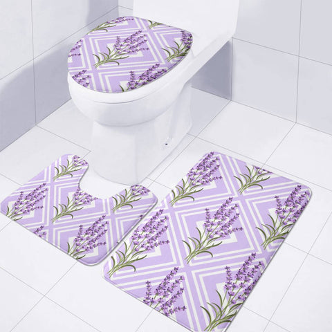 Image of Lavender Toilet Three Pieces Set