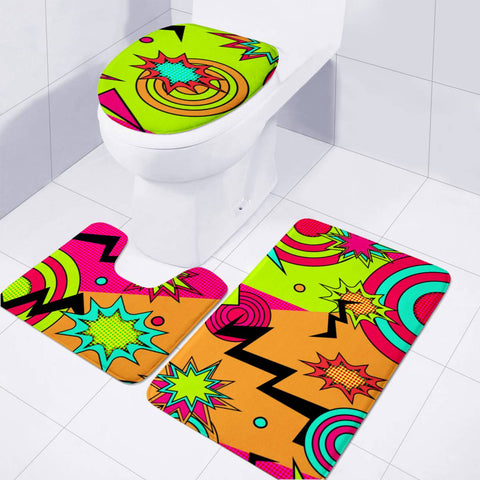 Image of Back To The Nineties Toilet Three Pieces Set