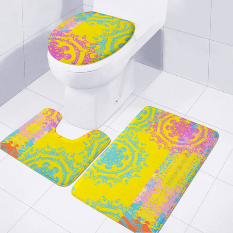 Image of Mandala Toilet Three Pieces Set