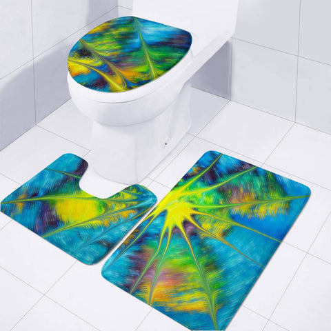 Image of Rising From The Ripples. Toilet Three Pieces Set