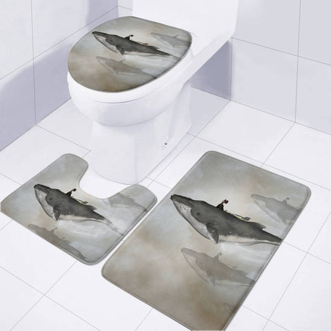 Image of Fantas Whal Toilet Three Pieces Set