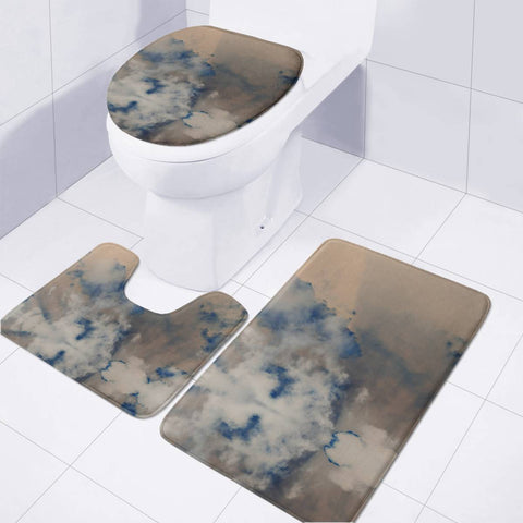 Image of Deep Time Clouds Toilet Three Pieces Set