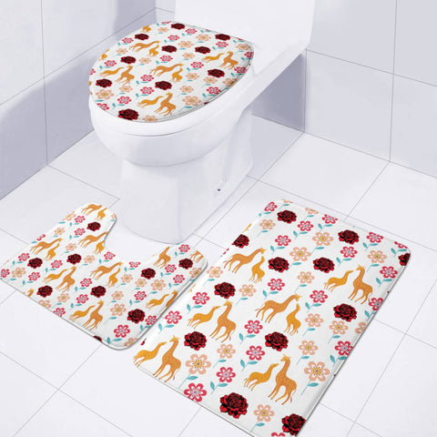 Image of Animal Mother Toilet Three Pieces Set