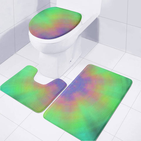 Image of Tie Dye Toilet Three Pieces Set