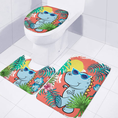 Image of Dinosaur Toilet Three Pieces Set