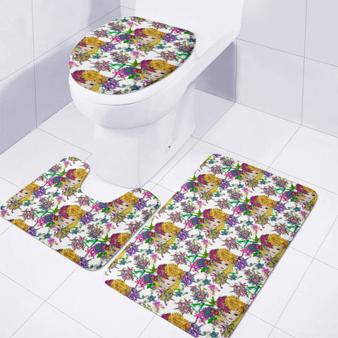 Image of Summer Girl Toilet Three Pieces Set