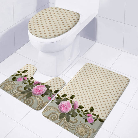 Image of English Garden Toilet Three Pieces Set