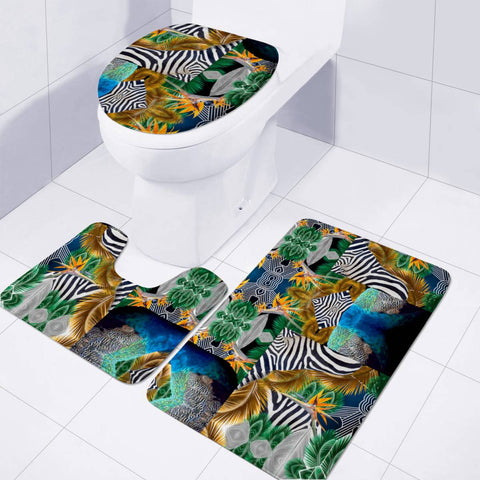 Image of Tropical Paradise Toilet Three Pieces Set